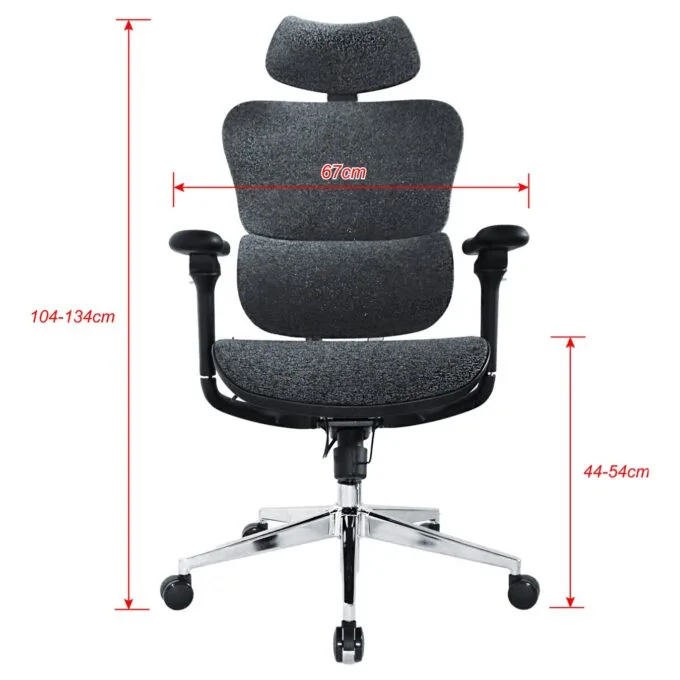 Equip Ergonomischer Bürostuhl+Kopf Armstützen blau schwarz lite Retail — image 6