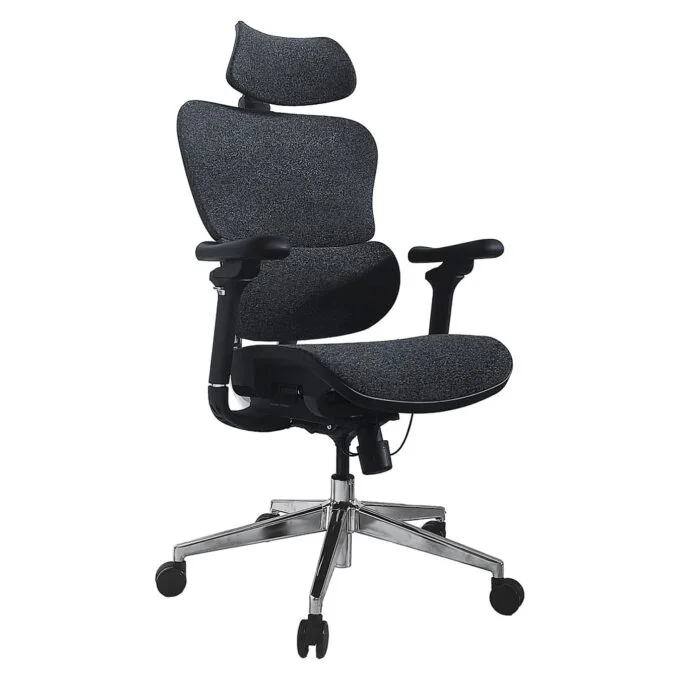 Equip Ergonomischer Bürostuhl+Kopf Armstützen blau schwarz lite Retail — image 1
