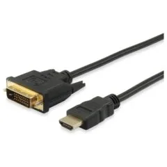 Equip HDMI A auf DVI(24+1) St St 2.0m 1920x1200 60Hz sw