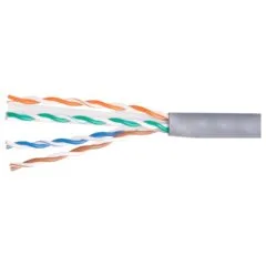 Equip Instal.Kab Cat6 U UTP CCA 305.00m grau LSZH