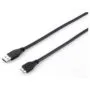 Equip Kabel USB-A 3.0 - to micro B St St 1.80m schwarz Polybeutel
