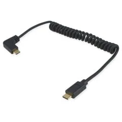 Equip Kabel USB-C 2.0 - to C wink. St St 1.00m 3A 480Mbps sw