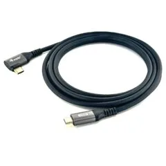 Equip Kabel USB-C 2.0 - to C wink. St St 3.00m 5A 480Mbps sw