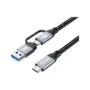 Equip Kabel USB-C 3.2 - to C A St St 3.00m 20Gbps schwarz