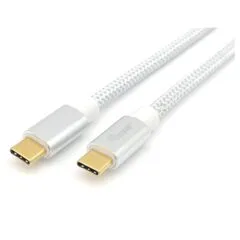 Equip Kabel USB-C 3.2 - to C St St 0.50m 5A 4K 60Hz ws