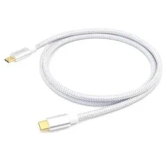 Equip Kabel USB-C 3.2 - to C St St 1.00m 5A 4K 60Hz ws