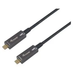 Equip Kabel USB-C 3.2 - to C St St 15.00m 3A 4K 60Hz sw