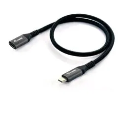 Equip Kabel USB-C 3.2 - to C Verl. St Bu 1.00m 5A 4K 60Hz sw