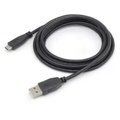 Equip Kabel USB-C2.0- to A 3A St St 0.30m schwarz