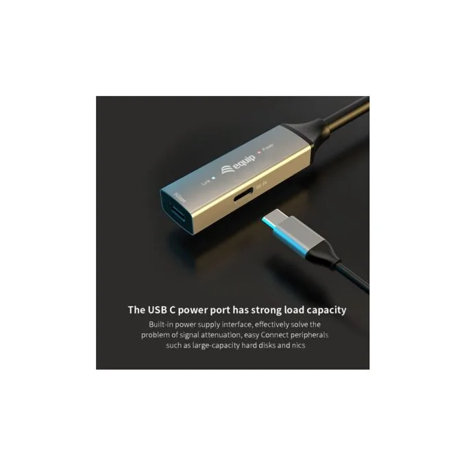 Equip Kabel USB-C3.2- to C Gen1 Akt.Erweit.St Bu 10.00m schwarz — image 6