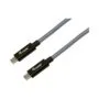 Equip Kabel USB-C3.2- to C Gen2x2 PD240W St St 1.00m schwarz