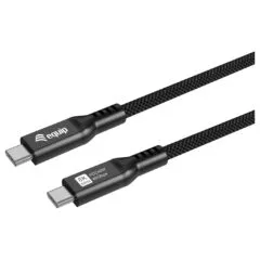 Equip Kabel USB-C4.0- to C 80Gbps PD240W St St 1.20m schwarz