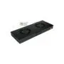 Equip Lüftermodul 19' für Serverschränke. 2xLüfter RAL9005
