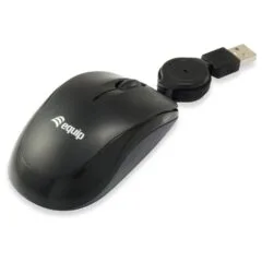 Equip Optische Maus USB Travel Rechts-Linkshänder 0.8m sw