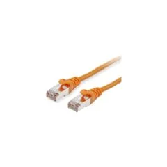 Equip Patchkabel Cat6 S FTP 2xRJ45 0.25m orange LSZH Polybeutel