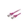 Equip Patchkabel Cat6 S FTP 2xRJ45 40.00m lila LSZH Polybeutel