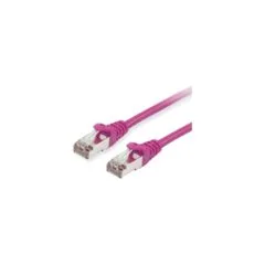 Equip Patchkabel Cat6 S FTP 2xRJ45 5.00m lila LSZH Polybeutel
