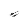 Equip Patchkabel Cat6 U UTP 2xRJ45 0.15m schwarz Polybeutel
