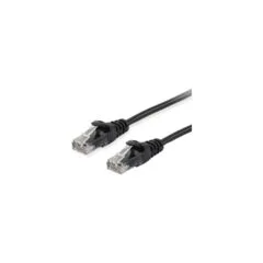 Equip Patchkabel Cat6 U UTP 2xRJ45 0.50m schwarz Polybeutel