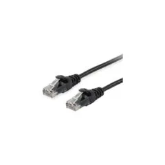 Equip Patchkabel Cat6 U UTP 2xRJ45 10.00m schwarz Polybeutel