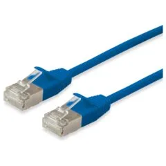 Equip Patchkabel Cat6A F FTP 2xRJ45 3.00m blau Slim LSZH Polybeutel