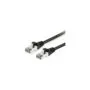 Equip Patchkabel Cat6A S FTP 2xRJ45 0.15m schwarz LSZH Polybeutel
