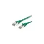 Equip Patchkabel Cat6A S FTP 2xRJ45 0.25m grün LSZH Polybeutel