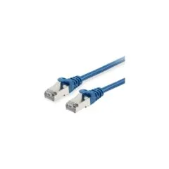 Equip Patchkabel Cat6A S FTP 2xRJ45 1.00m blau LSZH Polybeutel