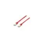 Equip Patchkabel Cat6A S FTP 2xRJ45 1.00m rot Plat.LSZH Polybeutel