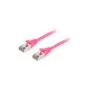 Equip Patchkabel Cat6A S FTP 2xRJ45 15.00m pink LSZH Polybeutel