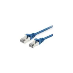 Equip Patchkabel Cat6A S FTP 2xRJ45 1.50m blau LSZH Polybeutel