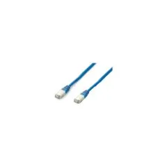 Equip Patchkabel Cat6A S FTP 2xRJ45 3.00m blau Plat.LSZH Polybeutel