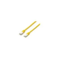 Equip Patchkabel Cat6A S FTP 2xRJ45 3.00m gelb Plat.LSZH Polybeutel