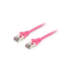 Equip Patchkabel Cat6A S FTP 2xRJ45 3.00m pink LSZH Polybeutel