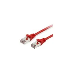 Equip Patchkabel Cat6A S FTP 2xRJ45 7.50m rot LSZH Polybeutel