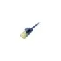Equip Patchkabel Cat6A SlimFlex U UTP 0.50m blau LSZH 2xRJ45 Polybeutel