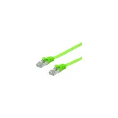 Equip Patchkabel Cat6A U FTP 2xRJ45 0.50m grün Flach LSZH Polybeutel