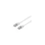 Equip Patchkabel Cat6A U FTP 2xRJ45 10.00m weiß Flach LSZH Polybeutel