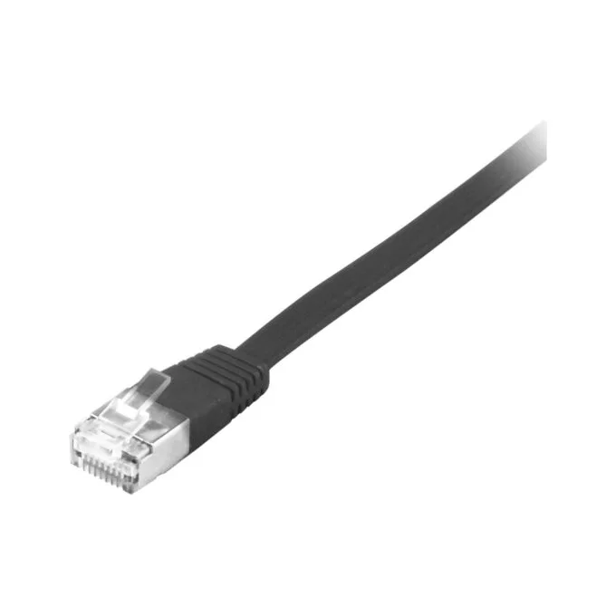 Equip Patchkabel Cat6A U FTP 2xRJ45 1.00m sw Flach LSZH Polybeutel — image 2