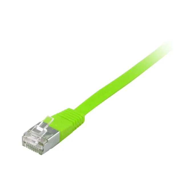 Equip Patchkabel Cat6A U FTP 2xRJ45 2.00m grün Flach LSZH Polybeutel — image 2