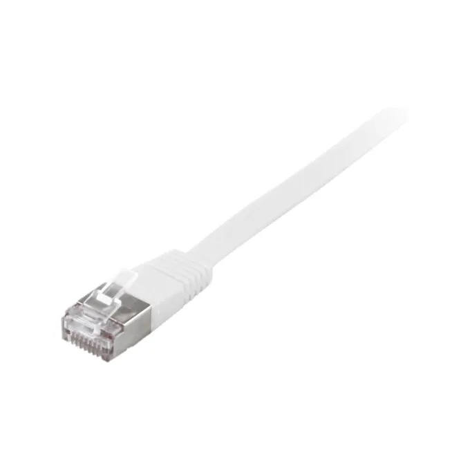 Equip Patchkabel Cat6A U FTP 2xRJ45 2.00m weiß Flach LSZH Polybeutel — image 2