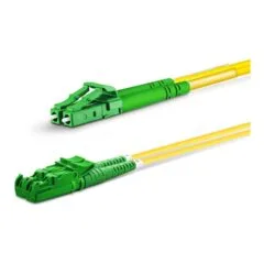Equip Patchkabel E2000 APC- to LC APC 7.00m SM Duplex OS2 gelb