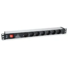 Equip Steckdosenleiste 19'(1HE)7fach mit Ü-Schutz + Schalt