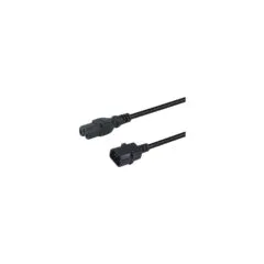 Equip Stromkabel C14 - to C15 St Bu schwarz 1.80m