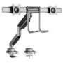 Equip Tischhalterung 17'-32' 2TFT 360° Gasfeder 9Kg silber lite Retail