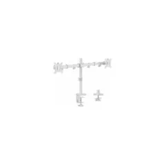 Equip Tischhalterung 17'-32' 2TFT 360° H.verst. 9Kg weiß retail
