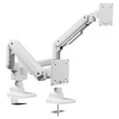 Equip Tischhalterung 17'-35' 2TFT 360° Gasfeder 20Kg weiß retail