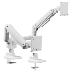 Equip Tischhalterung 17'-35' 2TFT 360° Gasfeder 20Kg weiß retail