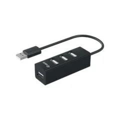 Equip USB-Hub 4-Port 2.0 - to 4x2.0 480Mbps o.Netzteil sw