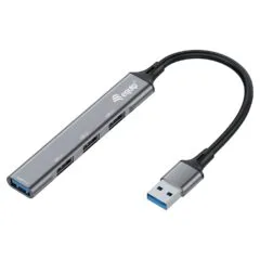 Equip USB-Hub 4-Port 3.0 - to 1x3.0 3x2.0 5Gbps o.Netzteil gr
